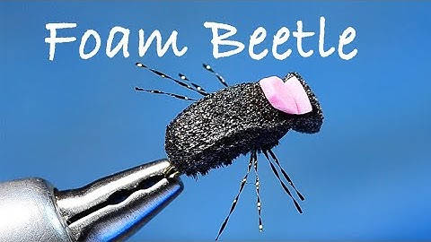 Foam Beetle Fly Tying Instructions by Charlie Craven