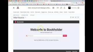 Set Up Student's Guide (Vital Source) in D2L
