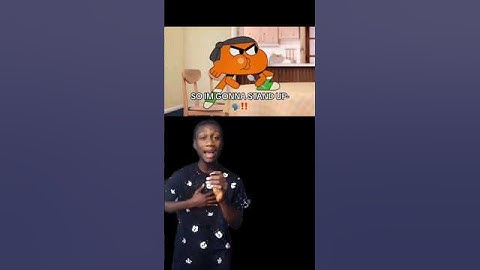 darwin was black #theamazingworldofgumball #relatable #cartoonnetwork