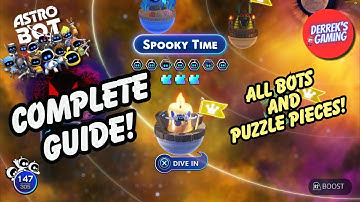 Astro Bot | Spooky Time 100% Guide (All Bots & Puzzle Pieces)