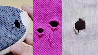 3 amazing sewing tips to fix holes on your clothes and shoes in an easy and fun way screenshot 5