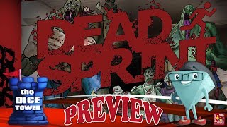 "DEAD SPRINT" a Dice Tower Preview - with Boardgame Corner
