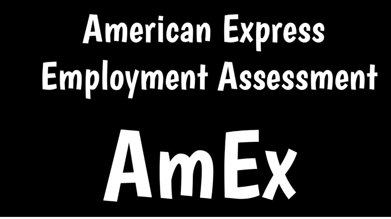 american-express-employment-assessment-amex-youtube