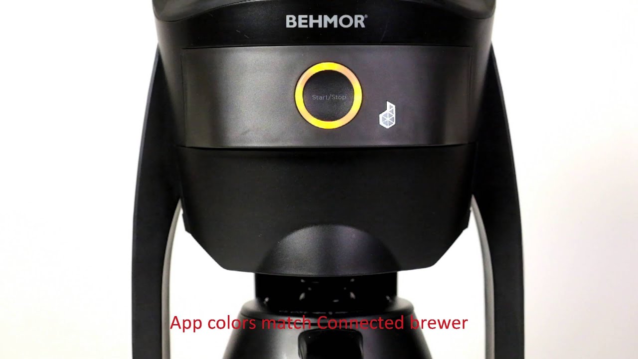 Our Behmor Connected Brewer, affectionately called Gort