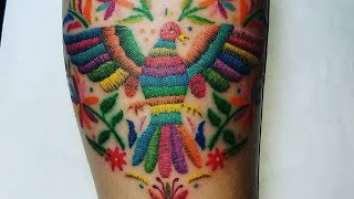 22 Unbelievable Embroidery Tattoos