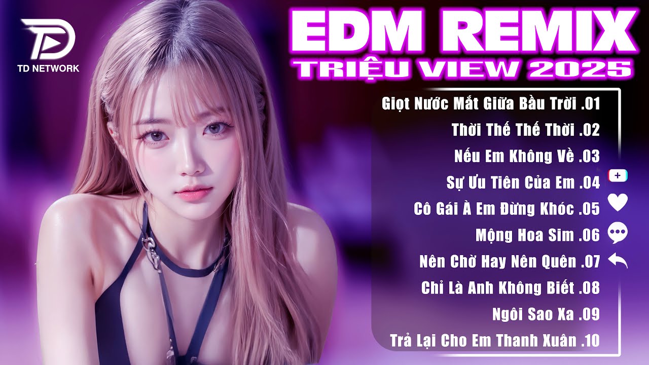 Giọt Nước Mắt.. Remix ♫ Top Nhạc Trẻ Triệu View Hót TikTok | BXH 15 Bản EDM Remix Cực Gây Ghiền 2025