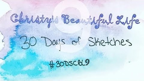 Christy’s Beautiful Life 30 Days of Sketches | Using a NJFB Kit | Good Times in Vegas