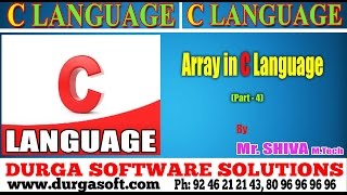 C language ||Array in C Language Part - 4 by Shiva