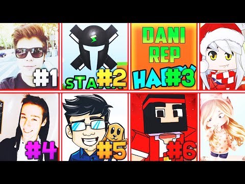 Top 10 Youtuber Famosos Que Dejaron De Subir Minecraft 2018 Youtube - los youtubers mas famosos de roblox parte1 youtube