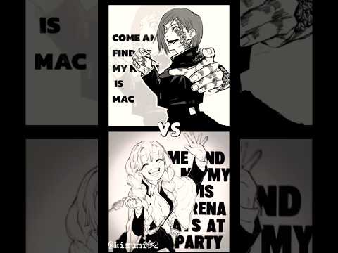 Nobara or Mitsuri? ✨ #demonslayer #jjk macarena #trending
