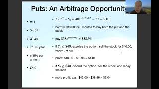 Chapter 11 Properties of stock options