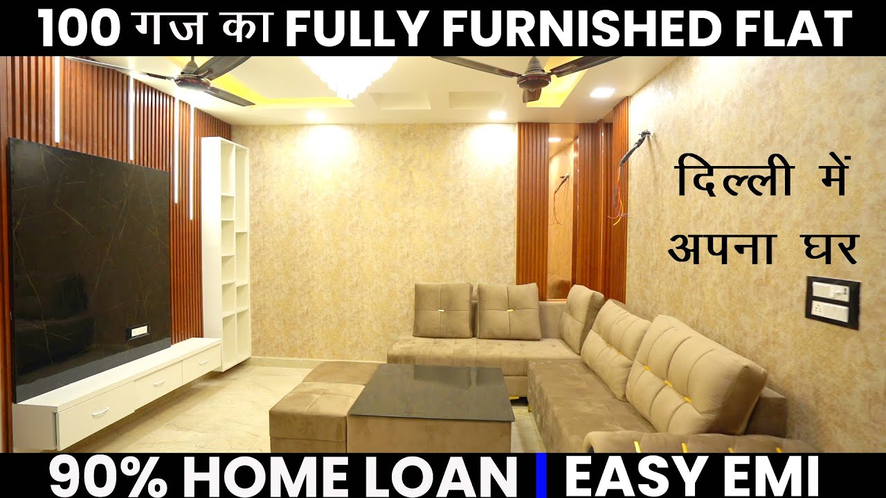 3BHK Fully Furnished Flat In Delhi Flat in Uttam Nagar Near Metro