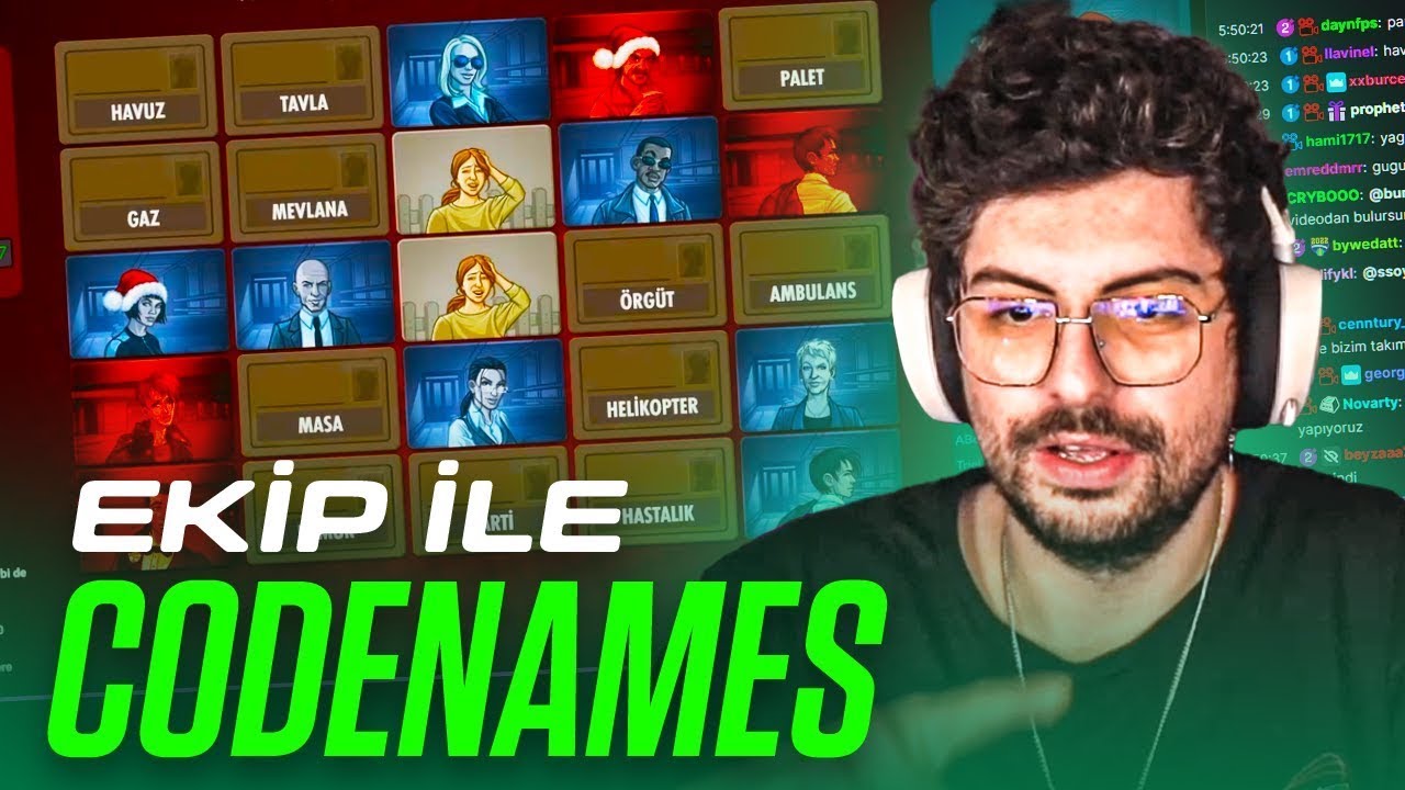 YILIN EN GERİZEKALI TAKIMI!! RÜYA KADRO | EKİP İLE CODENAMES ONLINE ...