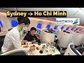 First Time Flying Business Class on Bamboo Airways l Sydney to Saigon (Ho Chi Minh City)