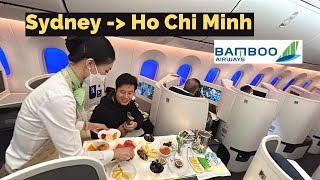 First Time Flying Business Class on Bamboo Airways l Sydney to Saigon (Ho Chi Minh City) by Nick and Helmi 86,561 views 1 year ago 7 minutes, 45 seconds