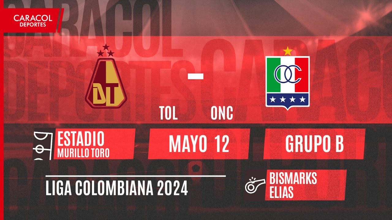 🔴 EN VIVO | Tolima vs Once Caldas - Liga de Colombia por el Fenómeno ...