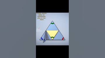 Sum of angles of a triangle visualized created by beau janzen