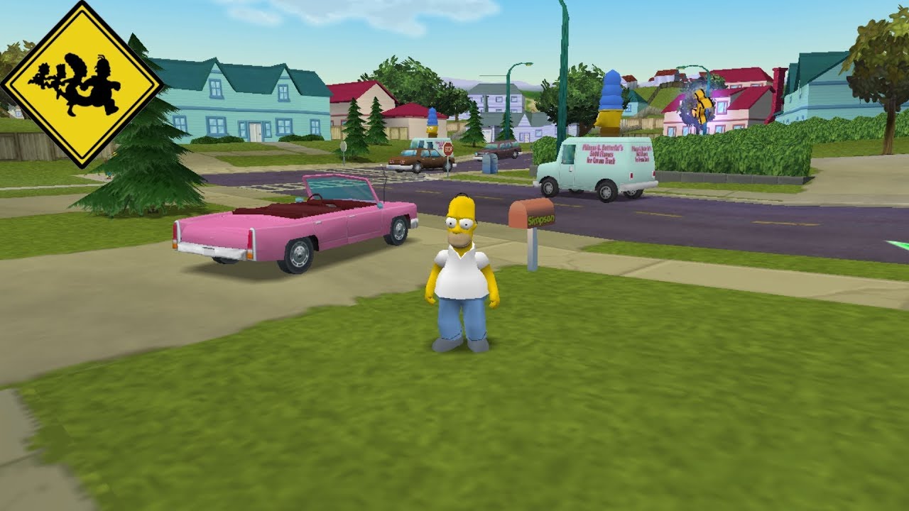 Simpsons Hit And Run - Restoration (Level 1) - YouTube