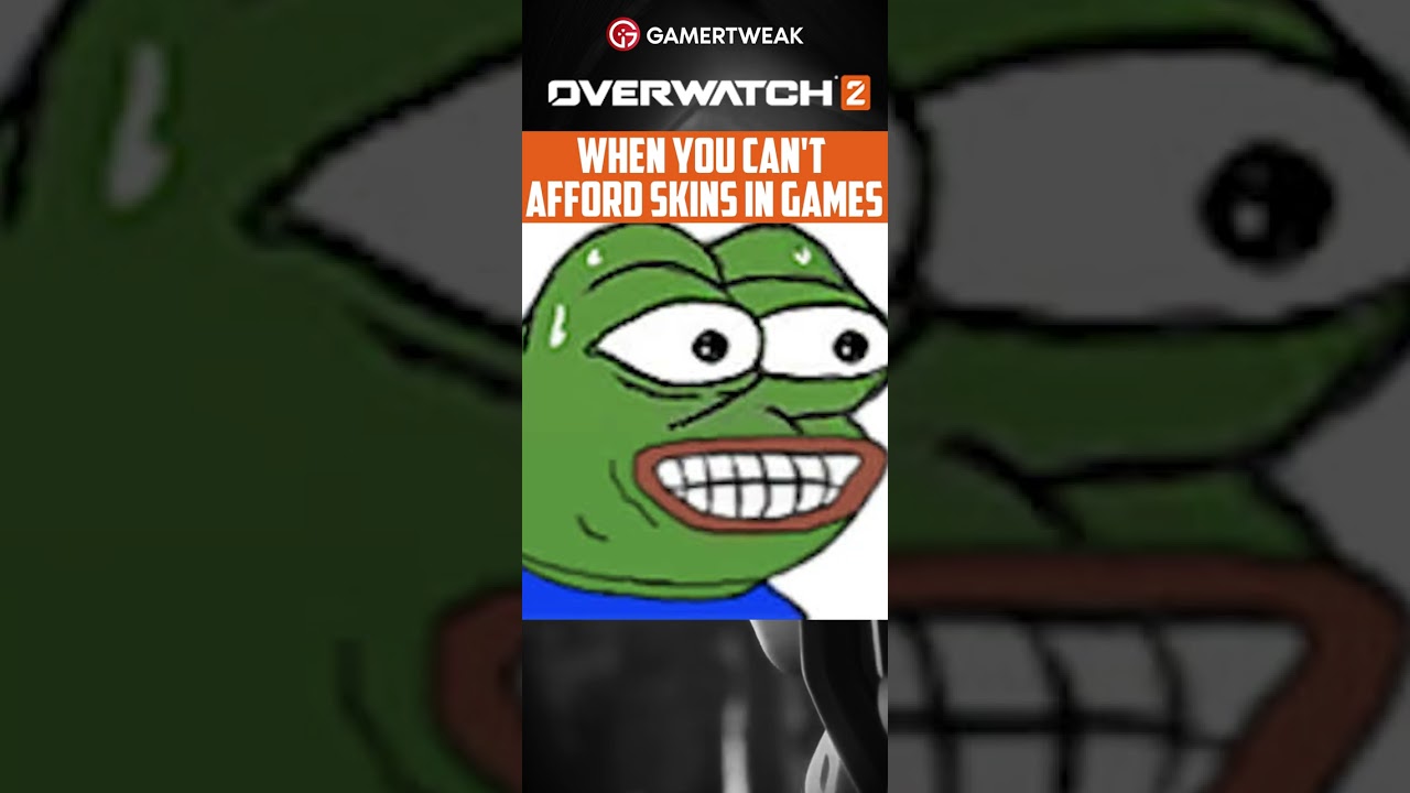When you can't afford EXPENSIVE skins in games ft. JUNKBOT Skin from Overwatch 2 😢😭🤣