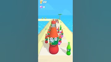 Juice Run ⚡️🫐🧃 👾 Satisfying And Relaxing ASMR Sound Gameplay. #stmkgaming #shorts #gaming .