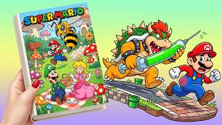 💖Paper Mario DIY💖 Mario Hates Shots… But Bowser Won’t Stop Chasing Him! 😱 슈퍼마리오 갤럭시 피치공주 게임북