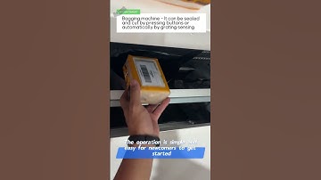 Bagging machine - It can be sealed and cut by pressing buttons or automatically by grating sensing