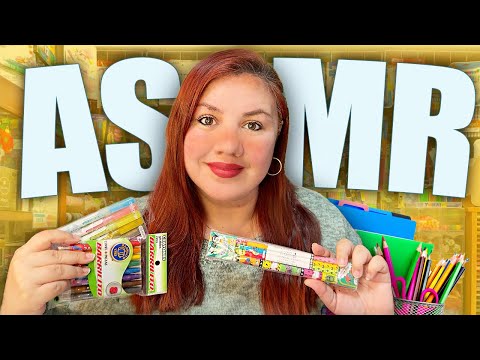 ASMR VENDEDORA DE ÚTILES Escolares para DORMIR | PAPELERIA Roleplay