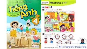 Tiếng Anh 4: Unit 11 - What time is it? - Listening