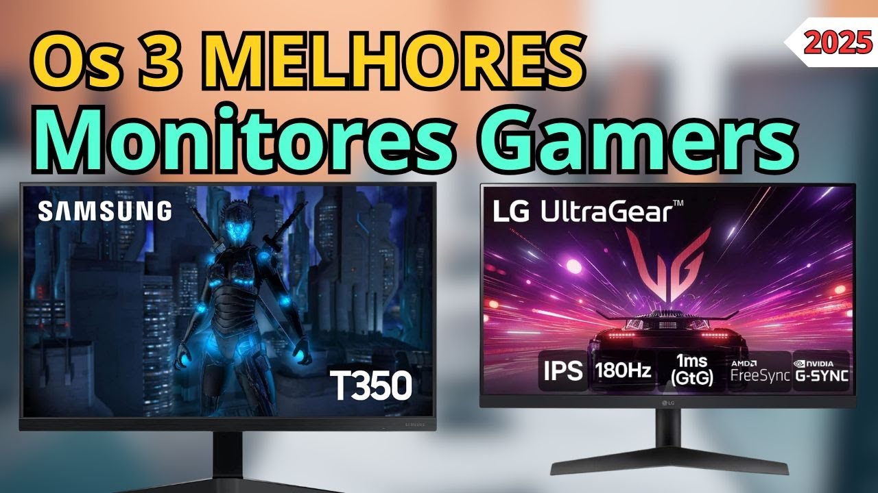 Top 3 melhores monitores gamers custo benefício de 2025 monitor gamer ...