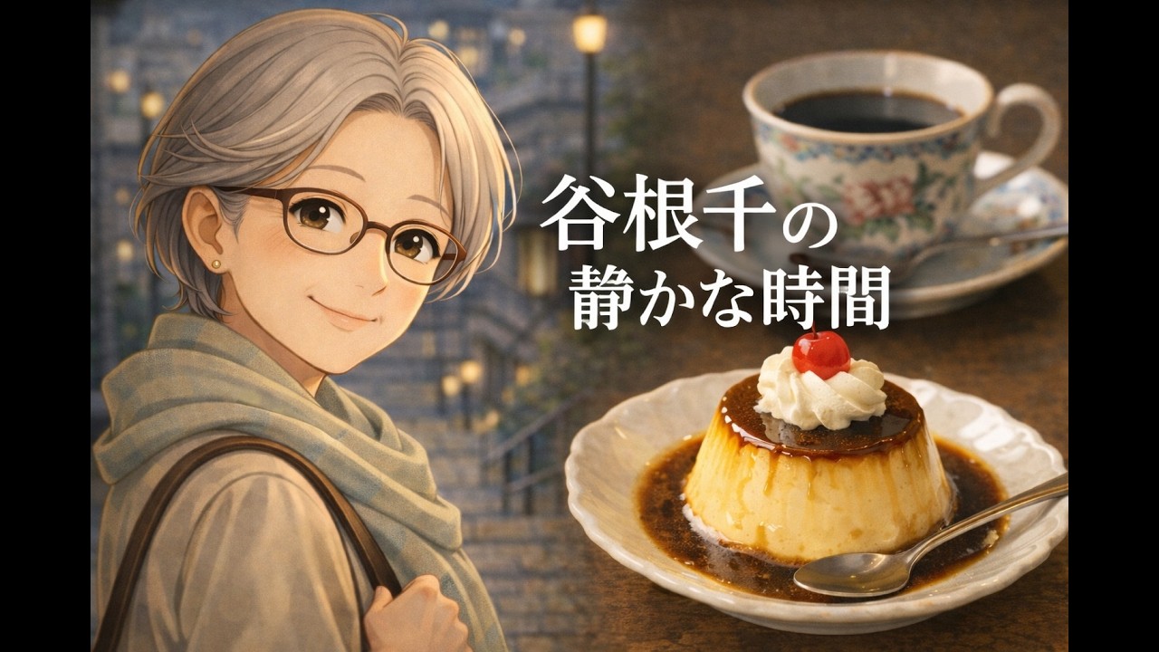 谷根千の午後、静かな喫茶店で。