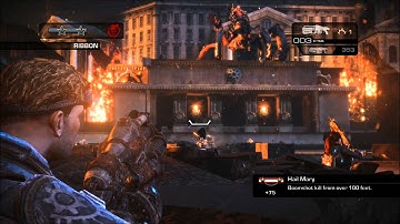 Gears of War judgment Insane final boss seriously judgmental achievement stars & declassified