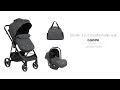 Kikkaboo  baby stroller gianni 3 in 1 transformable seat
