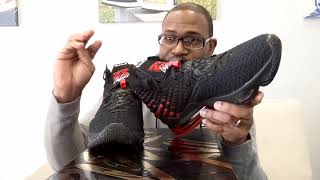 Nike LeBron XVII  Black/White-University Red BQ3177-006