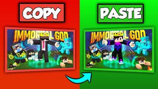 Copy Paste Any Thumbnail in 2 Minutes #minecraft #thumbnail @SenpaiSpider  screenshot 1
