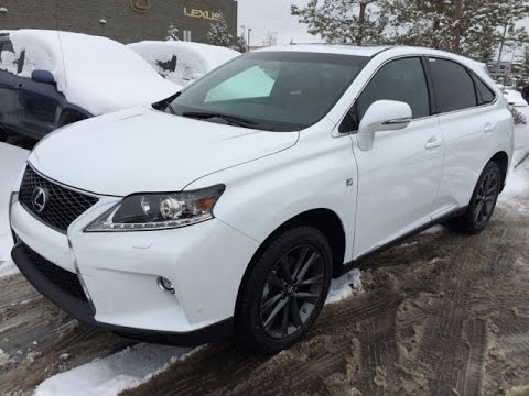 New White On Red 2015 Lexus Rx 350 Awd F Sport Package Review Edmonton Alberta