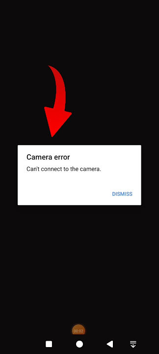 Camera error / Can't connect to the Camera #camera #cameraerror #edm #preset