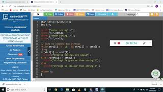 To perform string operations without using string in-built functions.