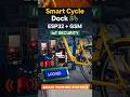 Smart Cycle Dock 🚲 | ESP32 GSM IoT Security System #shorts  #iot  #esp32  #smartcity