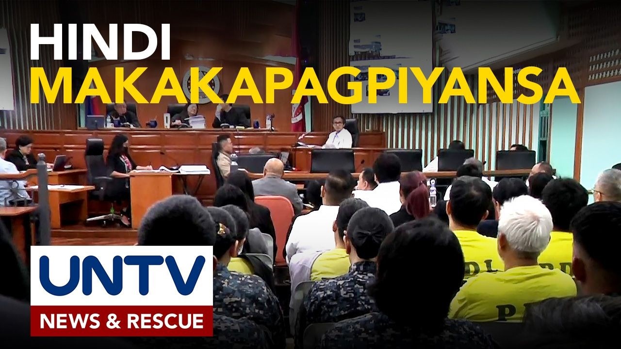 Hiling na makapagpiyansa ng 9 DPWH 4B officials, hindi pinagbigyan ng Sandiganbayan