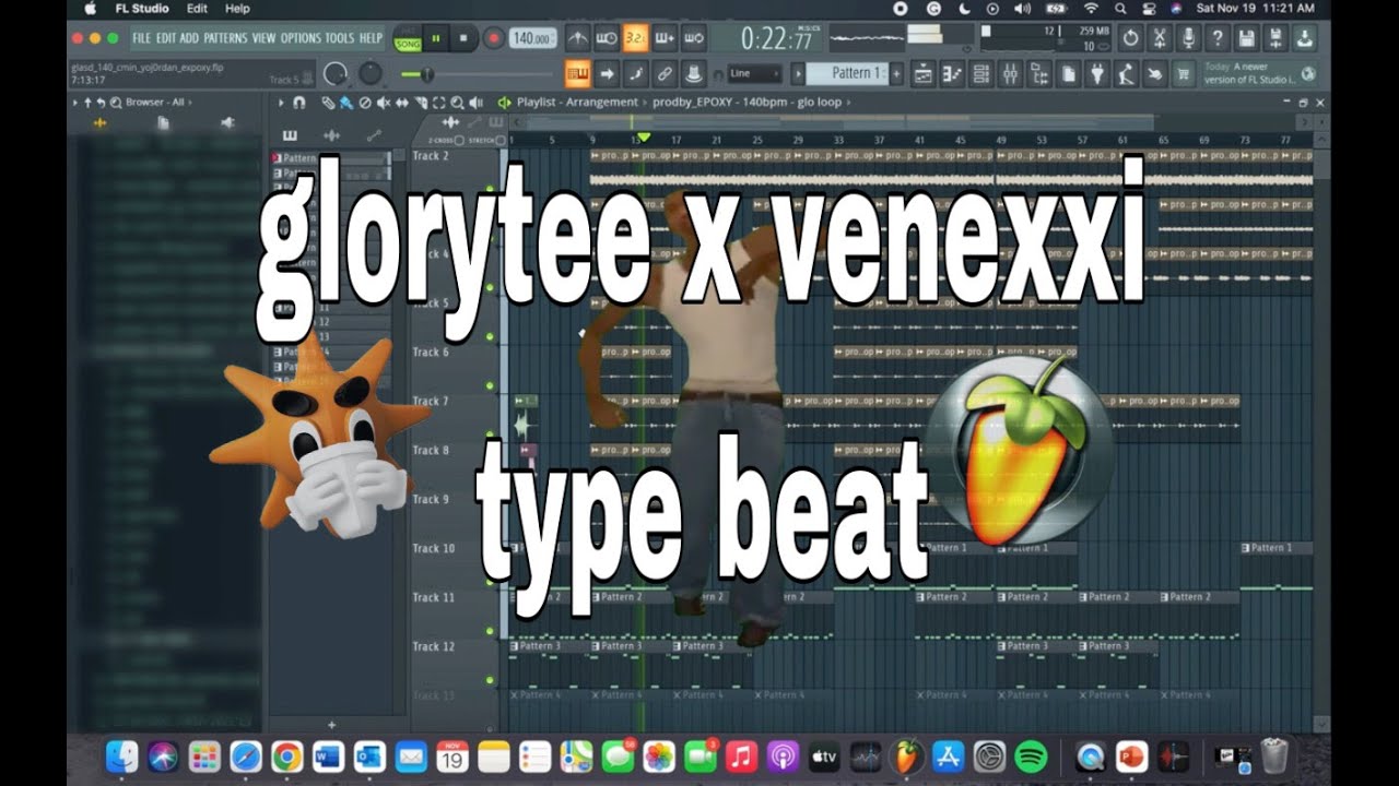 how to make dark glorytee x venexxi cheromani type beats