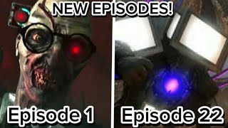 All episodes skibidi toilet zombie universe (New virus) 1-22 episodes!