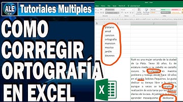 Como Corregir Automáticamente La Ortografía En Excel