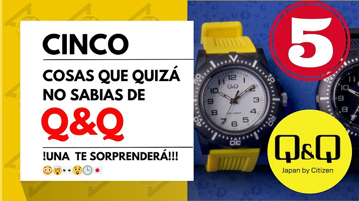 5 Cosas que Quizá No Sabías de los Relojes Q&Q