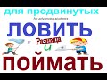 № 807 ЛОВИТЬ и ПОЙМАТЬ  / в чём разница