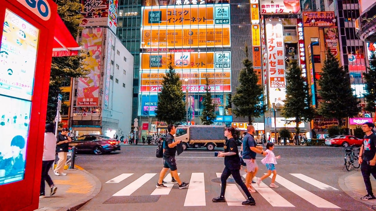 東京夜散歩~秋葉原と神田(Tokyo Night Walk - Akihabara and Kanda) - YouTube