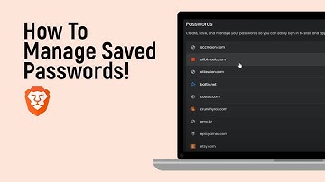 How to Manage Saved Passwords in BraveBrowser [easy]