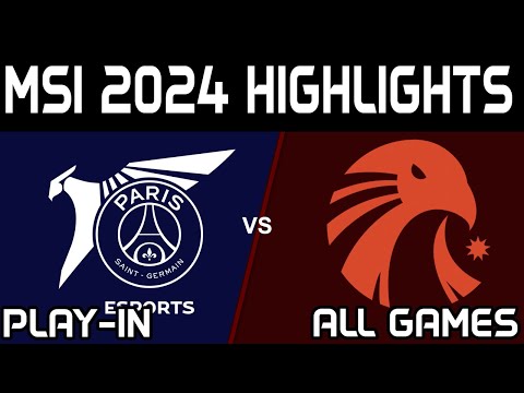 PSG vs EST Highlights ALL GAMES MSI 2024 Play IN PSG Talon vs Estral Esports by Onivia