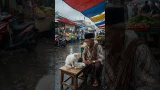 semoga cepat besar cing, doakan kakek ya #kucing #kucingsedih