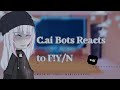 C.ai Bots Reacts to F!y/n //Short//Character.ai//Read description for better understanding// [1/3]