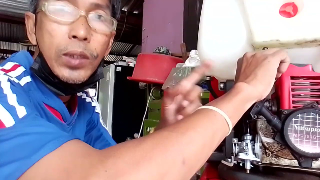 เครื่องพ่นยาสตาร์ทไม่ติด ทำแล้วทุกอย่าง(อาการเส้นผมบังภูเขา)